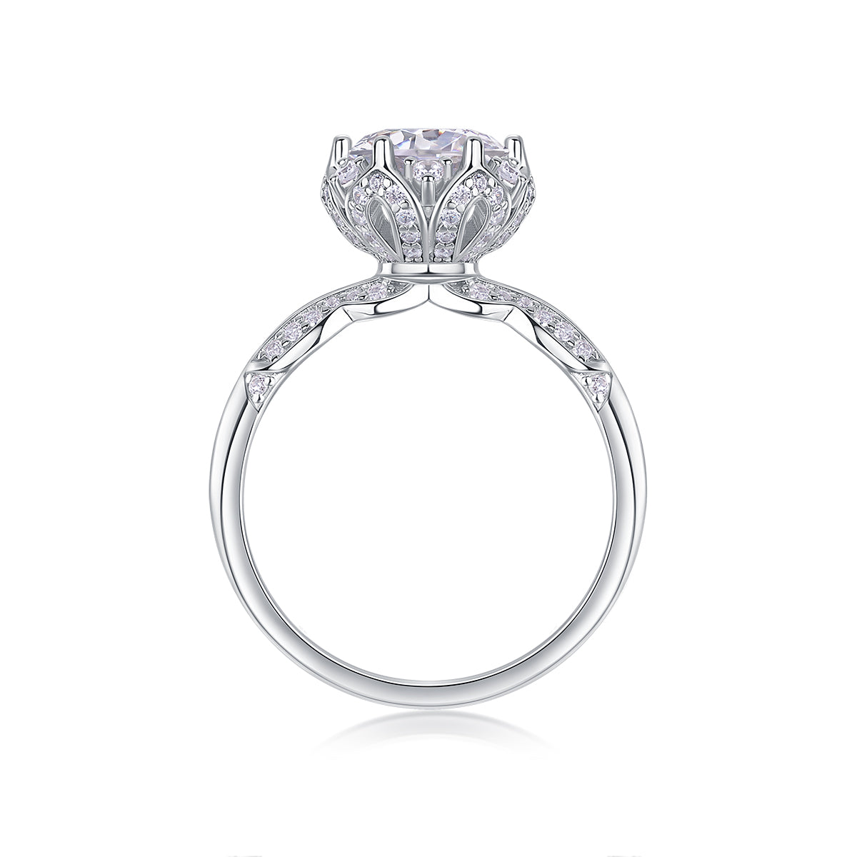 Theater of Love™ 2-Carat Moissanite Wedding Ring Set