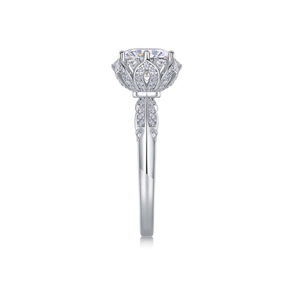 Theater of Love™ 2-Carat Moissanite Wedding Ring Set