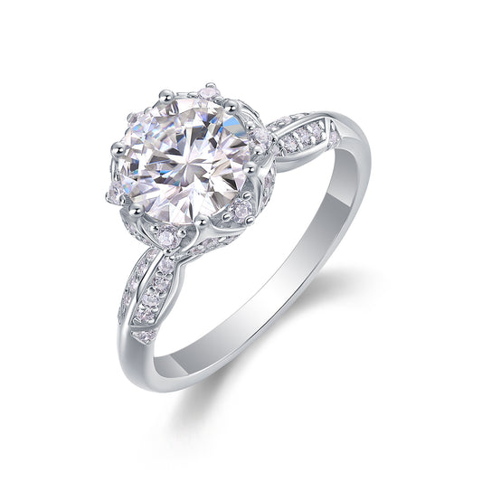 Theater of Love™ 2-Carat Moissanite Wedding Ring Set